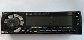 634ua Boss Car Stereo Faceplate Only Oem