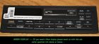 1252 Buttons Radio Faceplate Cassette Tape 1990-1999 Car Lincoln Town
