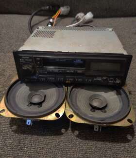 Ps-9626d Clarion Tested Suzuki Sidekick Am/fm Radio Cassette Deck With Speakers