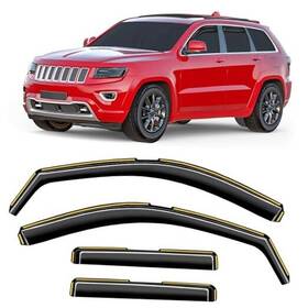 Czshiyue Czshiyue-q18 In-channel Window Rain Guards Fit For 2011-2021 Jeep Grand Cherokee