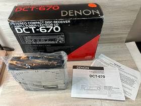 Dct-670 Denon Car Stereo New Old Stock Nos Nib High Quality System From Japan