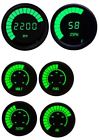 Eb-b999g Intellitronix Universal Led Analog Custom Bargraph Gauge Set In Green