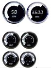 Eb-bs9999w Intellitronix Universal Complete Led Analog Bargraph Gauge Set In White