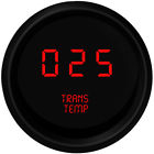 Eb-m9107r Intellitronix Red Leds Digital Transmission Temperature Gauge Black Bezel