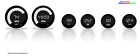 Eb-m999w Intellitronix Universal Complete Digital Gauge Set In White Leds Black