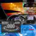 Hud-e300 Excelvan 2d Vision Hud Projector 5.5 Head-up Display Mutil-color Obd Ii Speedometers
