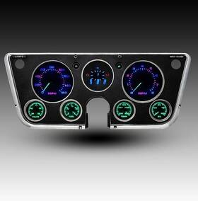 Aur6003bk Intellitronix 1967 1972 Chevy Truck Analog Aurora Edition Gauge Panel Rpg/tft 30 Color Options