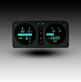 Dp1300t Intellitronix 1980-1995 Suzuki Samurai Teal Led Digital Gauge Panel Fits Sj410 / Sj413