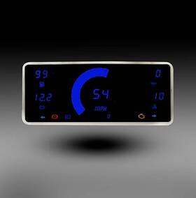 Intellitronix Dp6016b 1963-1972 Jeep Wagoneer/j Trucks/jeepster Commando Blue Led Digital Gauge Panel