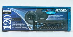 Jensen Cp0265 Cp2065 120w Cd Receiver Combo Pack With 6.5 Inch Speakers New Open Box