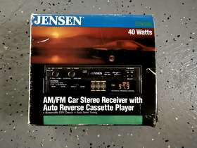 Cs5500 Jensen New Am/fm Auto Reverse Cassette Receiver