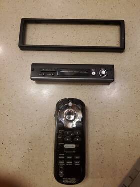 Kvt-m707 Kenwood Faceplate Replacement Kvt-m707/trim Piece And Remote