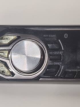 Pioneer Mvh-x365bt Car Stereo Faceplate Only Untested With Case