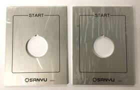 R000 Sanyu Metal Startft Face Plate Lot Of 2 Nos