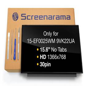 Screenarama B092nvrtty Screen Replacement For Hp 15-ef0025wm 9vk22ua Hd 1366x768 Glossy