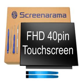 Screenarama B0b2cbpsjf Screen Replacement For Nv156fhm-t06 Dell 40pin Touch Fhd