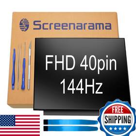 Screenarama B0b789vvy1 Screen Replacement For Acer Nitro An515-55 Fhd 1920x1080 40pins