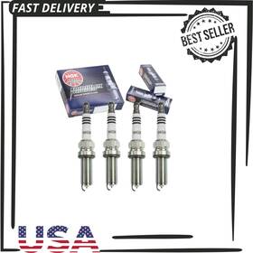 Sixity Auto 4024142797 4 Pc Ngk Iridium Ix Spark Plugs Compatible With Honda Accord