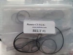 Pioneer CT-F1000 Cassette Deck Belt Kit Complete With Instructions And Idler. Fixed Price $25.99.