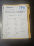 Kenwood KDM-D400 Service Manual Original Repair Book Md Changer. Fixed Price $49.99.