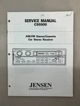 Jensen CS5500 Original Service Manual Free Shipping. Fixed Price $14.00.