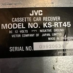 Vintage Jvc KS-RT45 Stereo Head Unit Am Fm Radio Cassette Removable Face Is. Fixed Price $42.99.