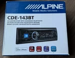 Alpine Bluetooth Car Audio Stereo Dash Unit CDE-143BT Eq Vintage Rare Sub!. Fixed Price $299.00.