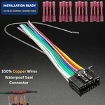 Power Wire Harness For Kenwood KDCX302 KDC-X302 Kit With Connectors. Fixed Price $10.95.