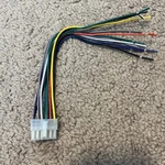 Dual Original Wire Harness For DC505IBT, DC206BT, DC207BT, DXDM227BT, DXRM57BT. Fixed Price $13.95.