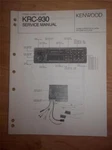Kenwood Service Manual KRC-940/950 Cassette Tuner/receiver Car Radio Original. Fixed Price $10.98.