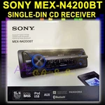 Sony MEX-N4200BT Cd Receiver With Bluetooth Iphone Ipad Ipod Aux Usb Eq Remote. Fixed Price $119.99.