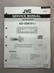 Jvc KD-GS610 Original Service Manual Free Shipping. Fixed Price $14.00.
