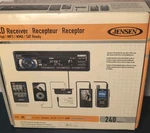 Jensen Cd Am/fm Receiver IPOD/MP3/WMA/ Sat Ready MP6312I. Fixed Price $110.40.