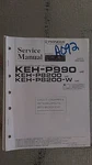 Pioneer KEH-P990 P8200 W Service Manual Original Repair Book Stereo Radio Car. Fixed Price $22.50.