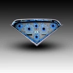 1955-1959 Chevy Truck Analog Gauge Cluster White Faceplate Backlit Blue. Fixed Price $699.94.