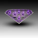1955-1959 Chevy Truck Analog Gauge Panel White Faceplate Backlit Purple Led's. Fixed Price $669.90.