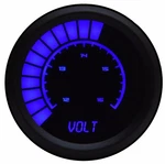 2 1/16" Universal Analog Voltmeter Gauge Blue Leds Black Bezel Lifetime Warranty. Fixed Price $76.95.