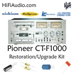 Pioneer CT-F1000 Rebuild Restoration Recap Upgrade Kit Repair Capacitor. Fixed Price $185.00.