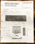 Kenwood KRC-601 KRC-661 Car Radio Service Manual *original*. Fixed Price $14.97.