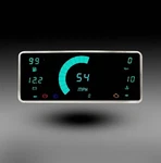 6-GAUGE Micro Universal Panel Teal Led Digital Intellitronix DP10006T Usa Made!. Fixed Price $389.90.