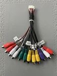 Dual DV715B Input & Output Av Rca Harness New Version 16 Pin Plug. Fixed Price $17.95.