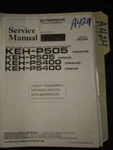 Pioneer KEH-P505 5400 X1MA/UC X1IN/UC Service Manual Original Repair Book. Fixed Price $49.99.