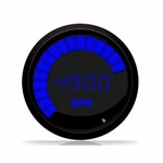 Intellitronix M9001B Led Digital/bargraph Memory Tachometer 3-3/8" Black Blue. Fixed Price $144.84.