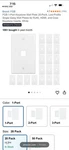 Fgb 1-PORT Keystone Wall 20-PACK, Low-profile Single Gang Plates. Fixed Price $60.00.