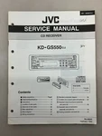 Jvc KD-GS550 Original Service Manual Free Shipping. Fixed Price $14.00.
