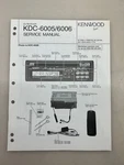 Kenwood KDC-6005 KDC-6006 Original Service Manual Free Shipping. Fixed Price $14.00.