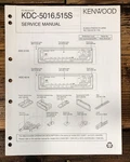 Kenwood KDC-5016 KDC-515S Car Stereo Service Manual *original*. Fixed Price $14.97.