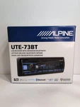 Alpine UTE-73BT Single-din Digital Media Stereo With Bluetooth Usb & Auxiliary. Fixed Price $143.95.