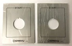 Sanyu Metal 'start' Face Plate R000 Lot Of 2 Nos. Fixed Price $21.58.