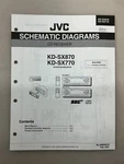 Jvc KD-SX870 SX770 Original Schematics Free Shipping. Fixed Price $10.00.